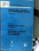 Planificación y gerencia de la investigación forestal