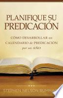 Planifique su predicación