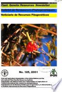 Plant Genetic Resources Newsletter