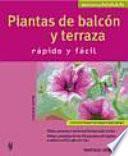 Plantas de balcón y terraza