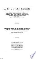Plantas tropicaes de grande cultura (culturas tropicaes).