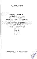 Plasma Physics and Controlled Nuclear Fusion Research