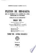 Pleitos de hidalguía que se conservan en el Archivo de la Real Chancillería de Valladolid