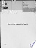 Población, envejecimiento y desarrollo