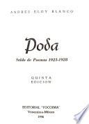 Poda, saldo de poemas 1923-1928