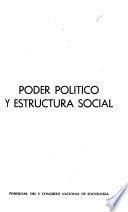 Poder político y estructura social