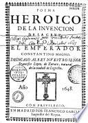 Poema heroico de la invencion de la cruz, por el emperador Constantino Magno