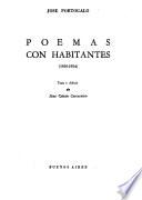 Poemas con habitantes, 1950-1954