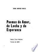 Poemas de amor, de lucha y de esperanza