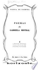 Poemas de Gabriela Mistral