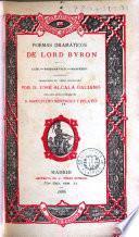 Poemas dramáticos de Lord Byron