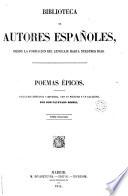 Poemas épicos, 2 (Biblioteca Autores Españoles, 29)