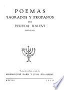 Poemas sagrados y profanos de Yehuda Halevi (1087?-1141?)
