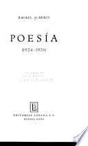 Poesía (1924-1938)