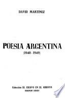 Poesia argentina (1940-1949)