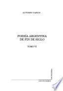 Poesía argentina de fin de siglo