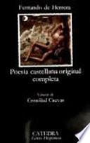 Poesía castellana original completa