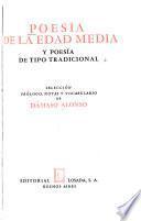 Poesía de la edad media y poesía de tipo tradicional