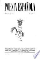Poesía española