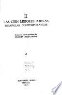 Poesía española: Las cien mejores poesías españolas contemporáneas