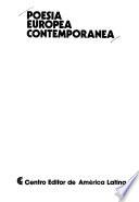 Poesía europea contemporánea
