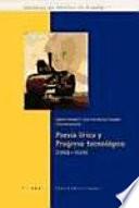 Poesía lírica y progreso tecnológico (1868-1939)