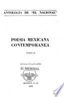 Poesía mexicana contemporánea