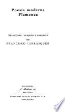 Poesía moderna flamenca