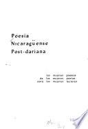 Poesía nicaragüense post-dariana