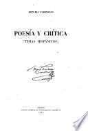 Poesía y crítica