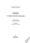 Poesía y otros textos literarios