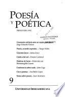 Poesía y poetica
