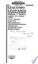 Poesía y prosa