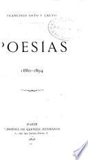 Poesías, 1880-1894