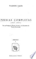 Poesías completas (1937-1957)
