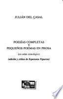 Poesías completas y pequeños poemas en prosa (en orden cronológico)