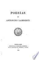 Poesías de Antonino Lamberti
