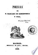 Poesías de D. Mariano de Rementeria y Fica