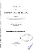 Poesias de Francisco de Sâ de Miranda