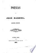 Poesias de José Mármol