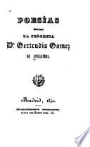 Poesías de la Señorita Da. Gertrudis Gomez de Avellaneda