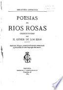 Poesias de Rios Rosas