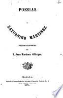Poesías [de Saturnino Martínez]