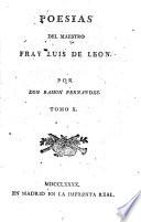 Poesías del Maestro Fray Luis de León