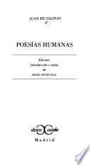 Poesías humanas