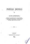 Poesías jocosas