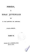 Poesias ó rimas juveniles