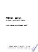 Poesías varias