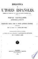 Poetas castellanos anteriores al siglo XV