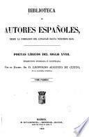 Poetas liricos del siglo XVIII.